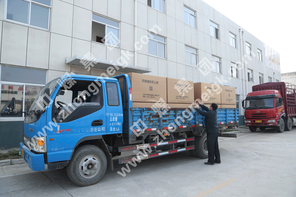 中煤集团旗下卡特机器人公司一批植保无人机发往内蒙古